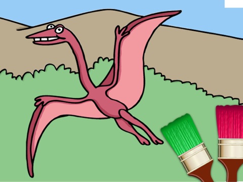 恐龙动物侏罗纪公园儿童画画游戏3到6岁宝宝