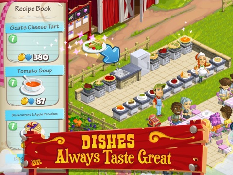Screenshots of Gourmet Ranch: Farm, Cook and Serve for iPad