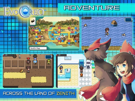EvoCreo - A Monster Capture RPG на iPad