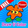 Easy Pretty Flowers Drawing and Coloring for Kids easy to grow flowers 