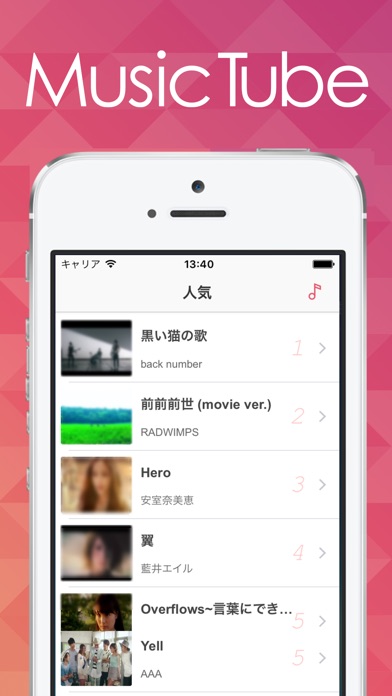 無制限で聴ける音楽アプリ！Music Tu... screenshot1