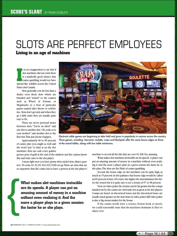 Strictly slots magazine