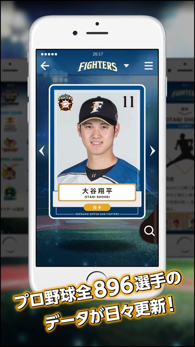 2017プロ野球プレイヤーズファイル・アプリ screenshot1