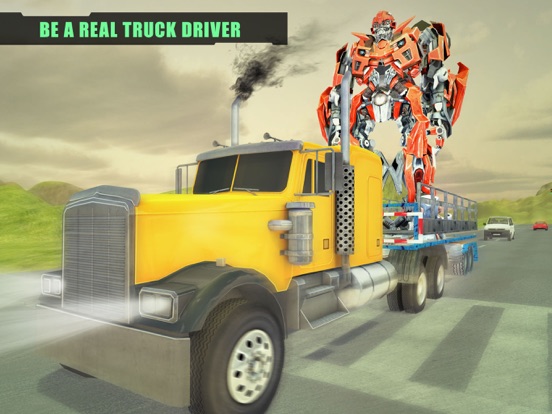 Скачать Робот Транспорт-Транспорт грузовик погрузчик