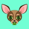 Chocolate Tan Chihuahua Emoji Stickers