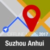 Suzhou Anhui Offline Map and Travel Trip Guide anhui china map 