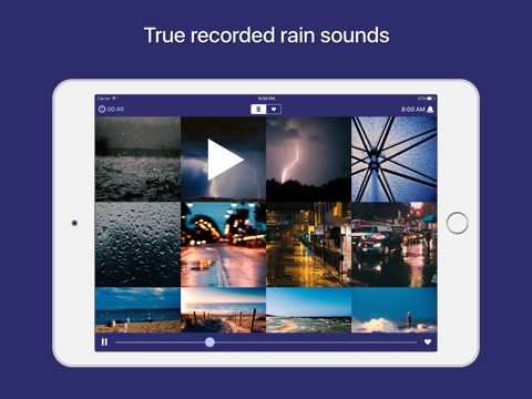 Скриншот из Rain Sounds - sleep and relaxation sounds