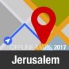 Jerusalem Offline Map and Travel Trip Guide jerusalem on map 
