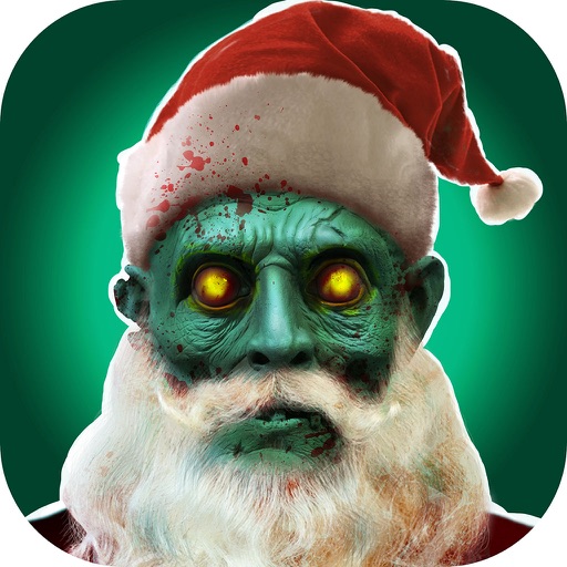 Zombie Babbo Natale Zombie Natale Holiday Festivo