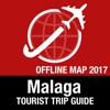 Malaga Tourist Guide + Offline Map malaga map 