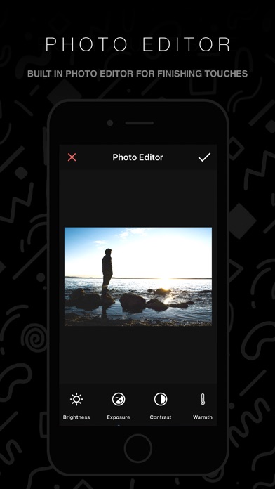 Screenshots of InstaFit 2 - Post Photos Without Cropping for iPhone