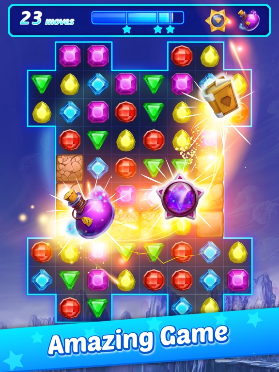 самоцветы алмазы три в ряд новые игры бесплатно на iPad