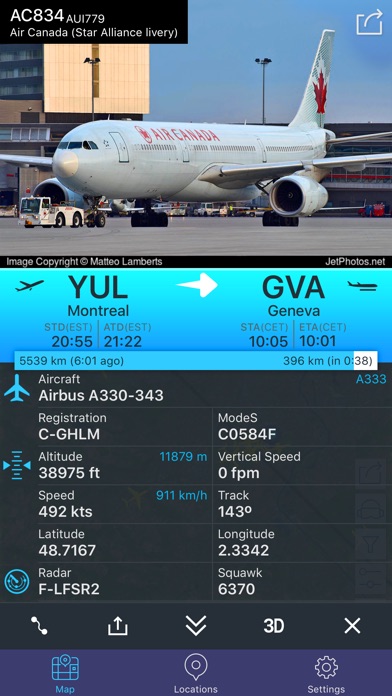 Flight Tracker - Online Status Plane*のおすすめ画像3