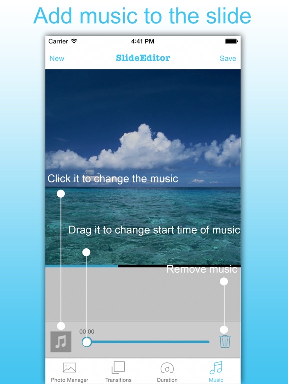 Screenshots of SlideShow Maker - Picture Video & Movie With Music for iPad