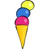 Ice Cream Otto Pacchetto adesivi