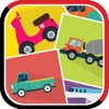 カードパズルゲームをマッチング車の漫画