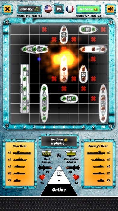 Online Battleship Game 2 Player