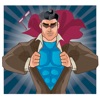 Человек SuperHero Раскраска для малыша