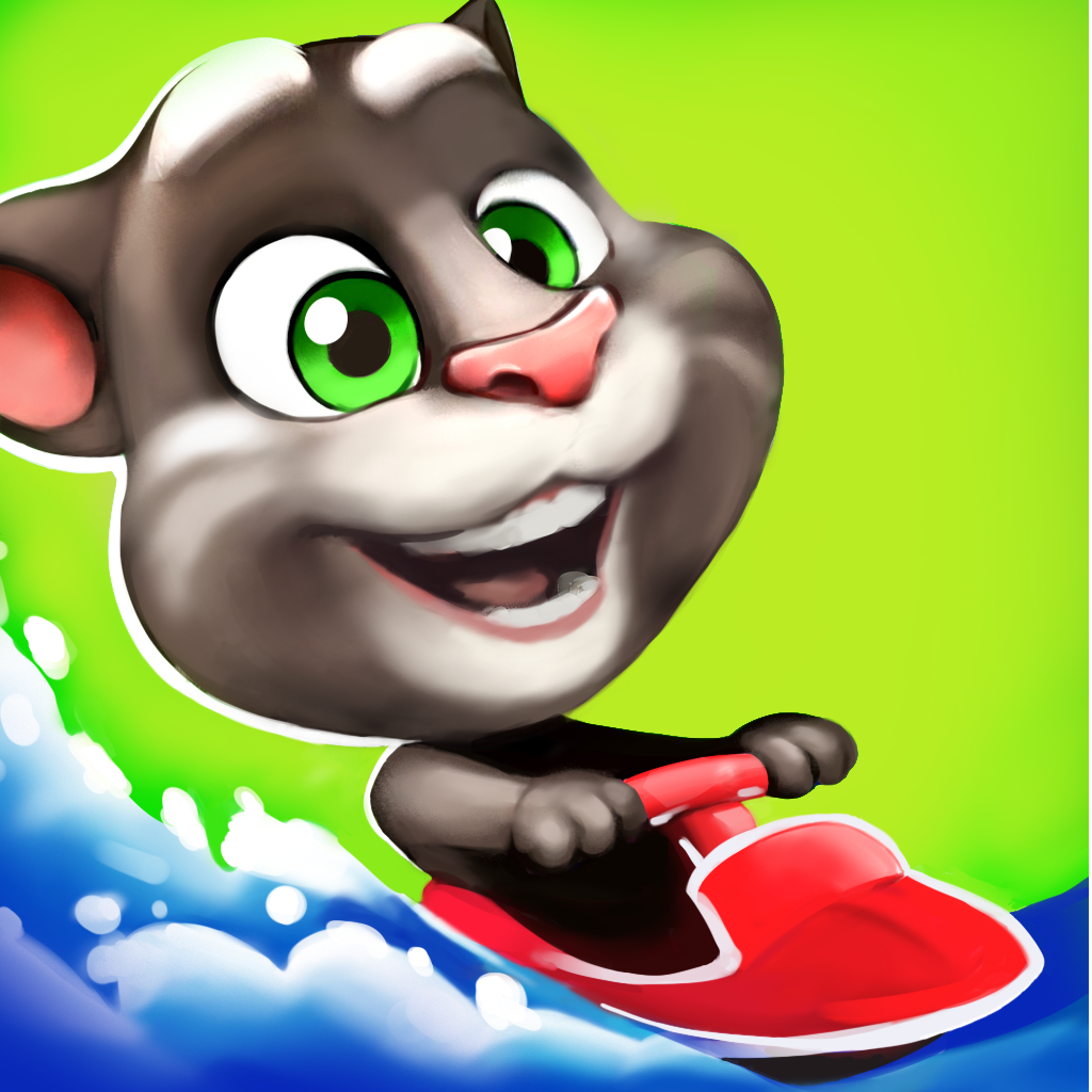 Talking Tom Jetski App Icon