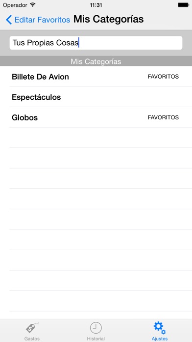 Captura de pantalla del iPhone 2