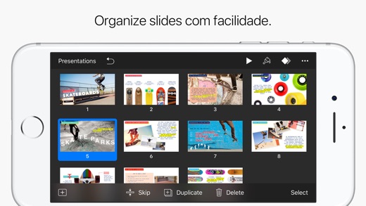 Captura de tela do iPhone 5