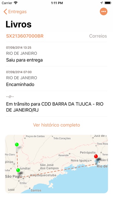 Captura de tela do iPhone 2