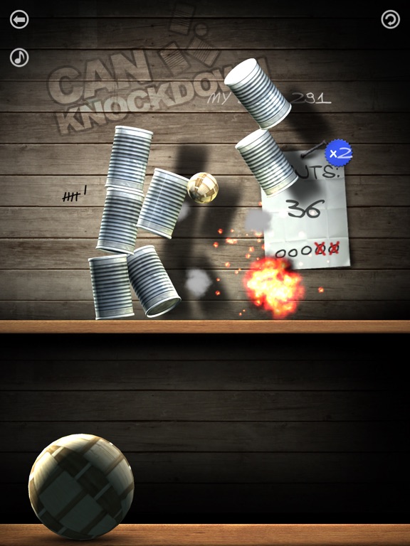 Screenshots of Can Knockdown for iPad