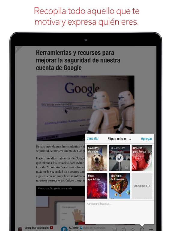 Captura de pantalla del iPad 4