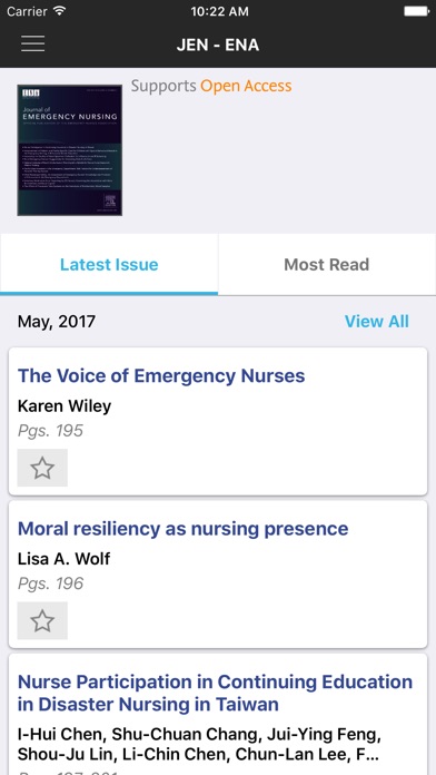 Journal of Emergency ... screenshot1