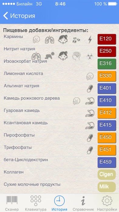Снимок экрана iPhone 4