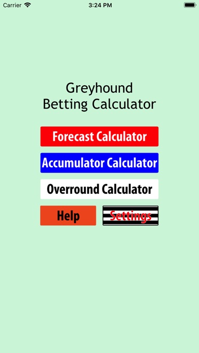 Trifecta Payout Chart