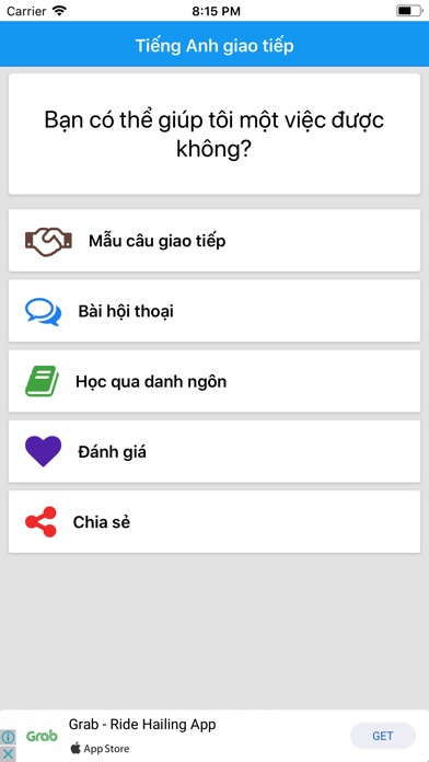 Học Tiếng Anh Cơ Bản screenshot