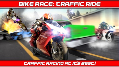 Screenshots of Bike Traffic Race Mania a Real Endless Road Racing Run Game for iPhone