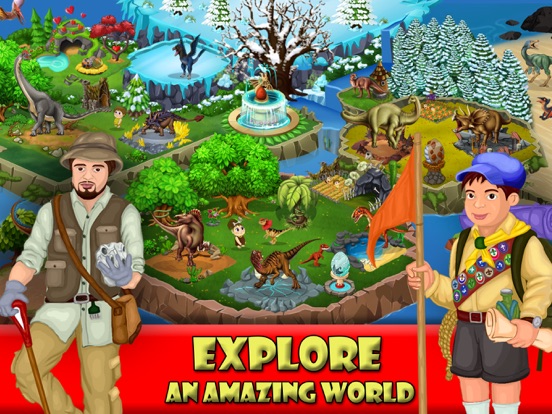 Игра Dinosaur Zoo-The Jurassic game