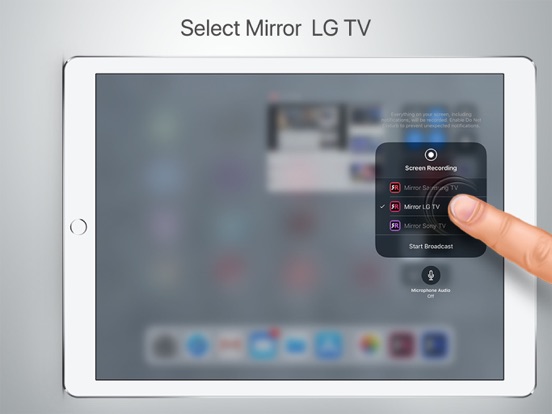 mirror for lg tv