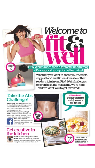 Fit & Well Magazine screenshot1