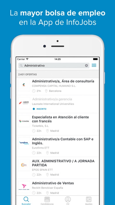Captura de pantalla del iPhone 1