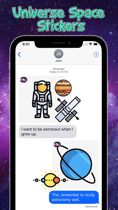 Universe Space Stickers review screenshots