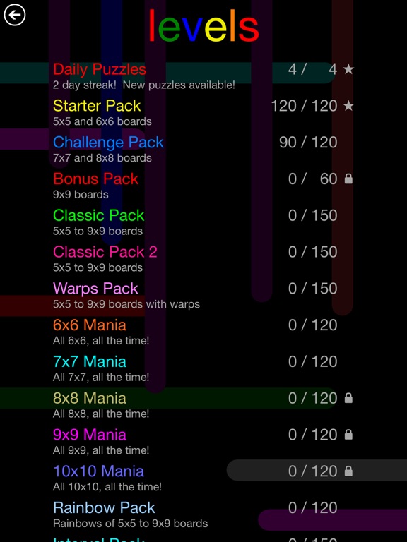 Screenshots of Flow Free: Bridges for iPad