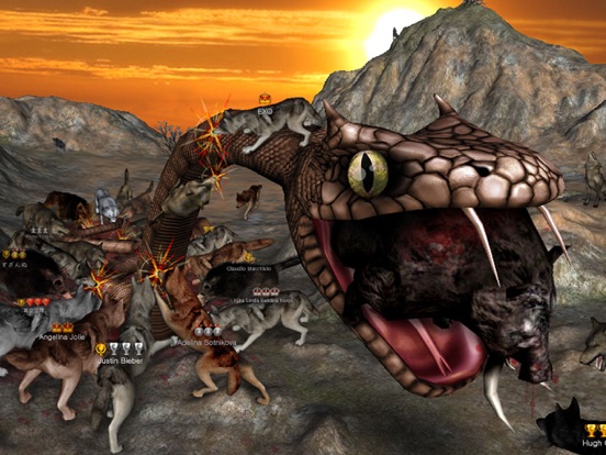 Screenshots of Wolf Online for iPad