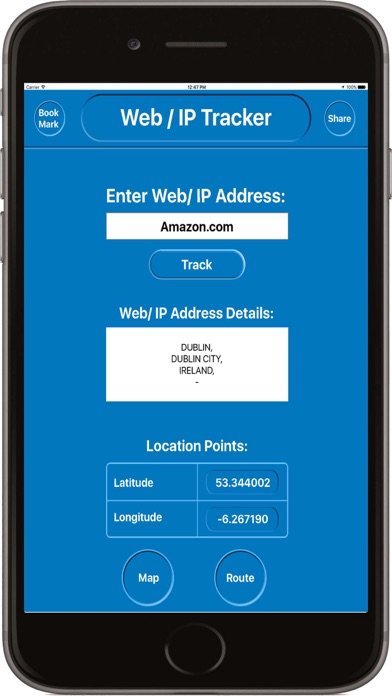 tracking ip address from facebook