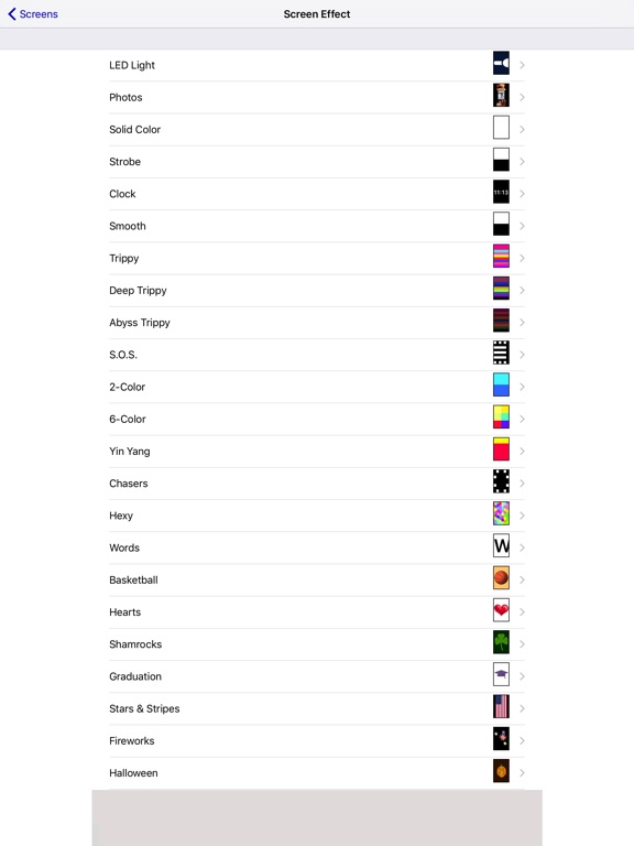 Screenshots of Flashlight. for iPad