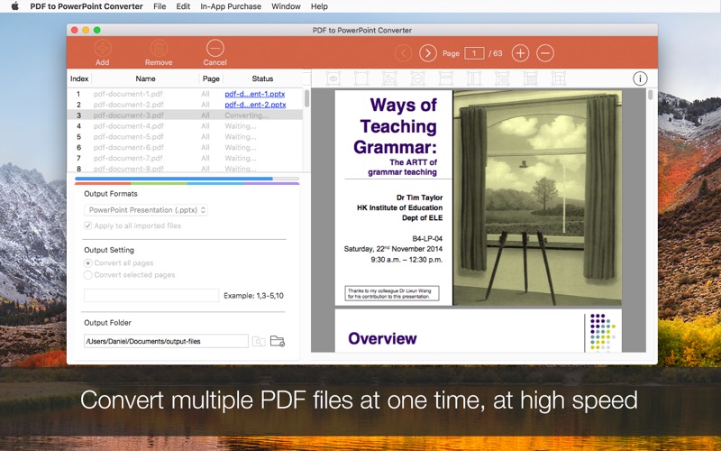 PDF to PowerPoint Converter 앱스토어 스크린샷