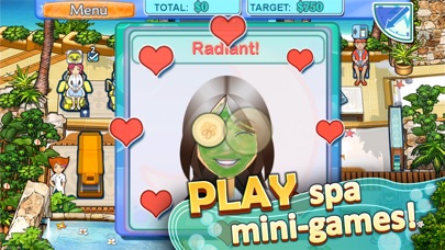 Screenshots of Sally's Spa Lite for iPhone
