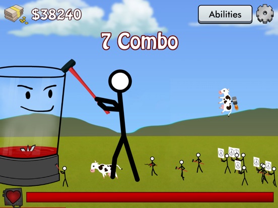 Screenshots of Stick Blender Free: Stickman Defense for iPad
