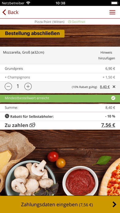 App Shopper Pizza Point Witten Food Drink