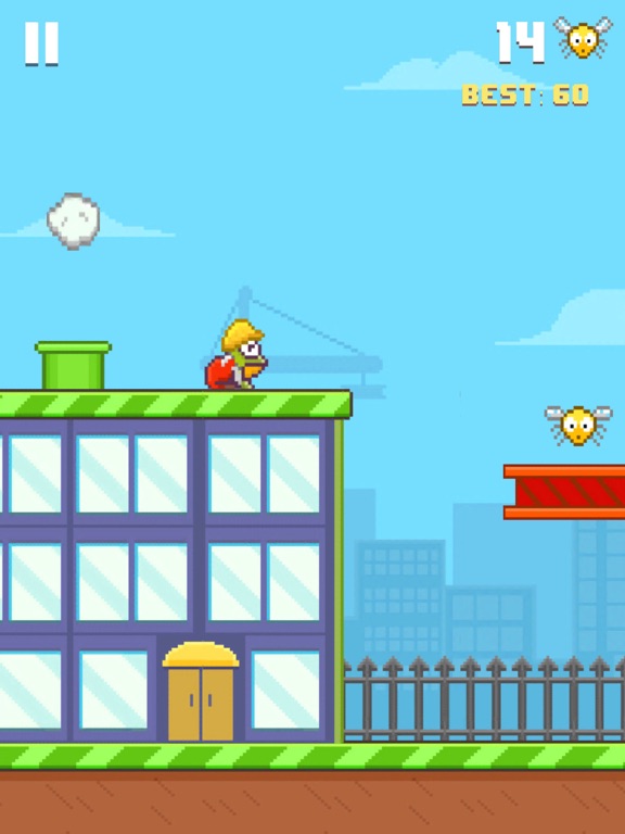 Screenshots of Hoppy Frog 2 - City Escape for iPad