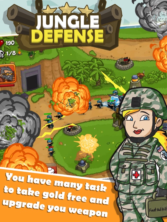 Скачать игру Jungle defense Pro - Legend Battle