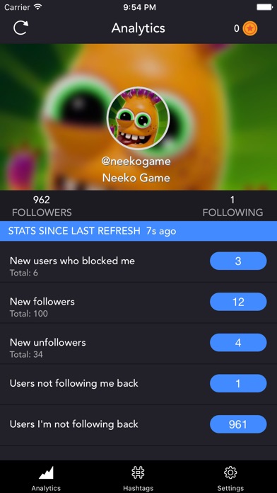 Screenshots of Blockers Spy for Instagram - track your followers for iPhone