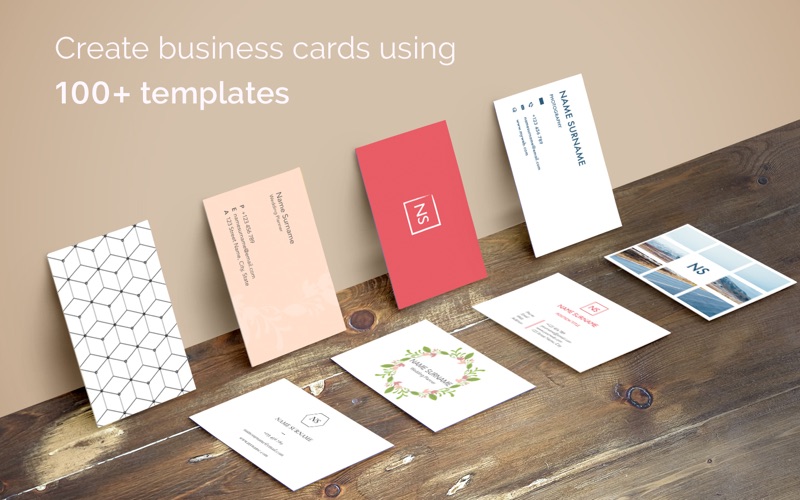 Business Card Studio - 100+ Templates for Word 앱스토어 스크린샷